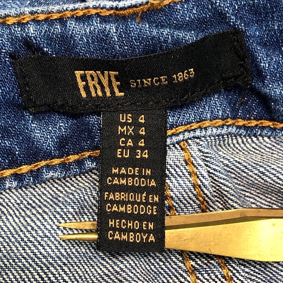 Frye Women’s Skinny Jeans Size 4 - Picture 5 of 7